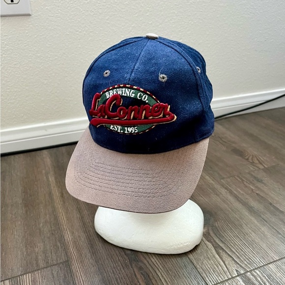 La Conner Brewing Co. Blue and Tan Cap - Picture 1 of 10